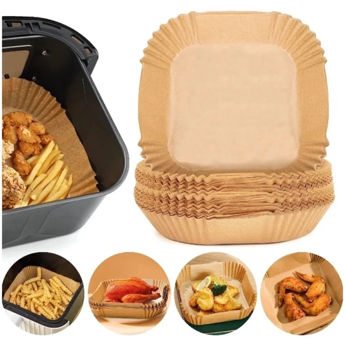 PAPIER DO PIECZENIA PAPIEROWE WKŁADKI DO FRYTKOWNICY POWIETRZNEJ 50SZT air fryer